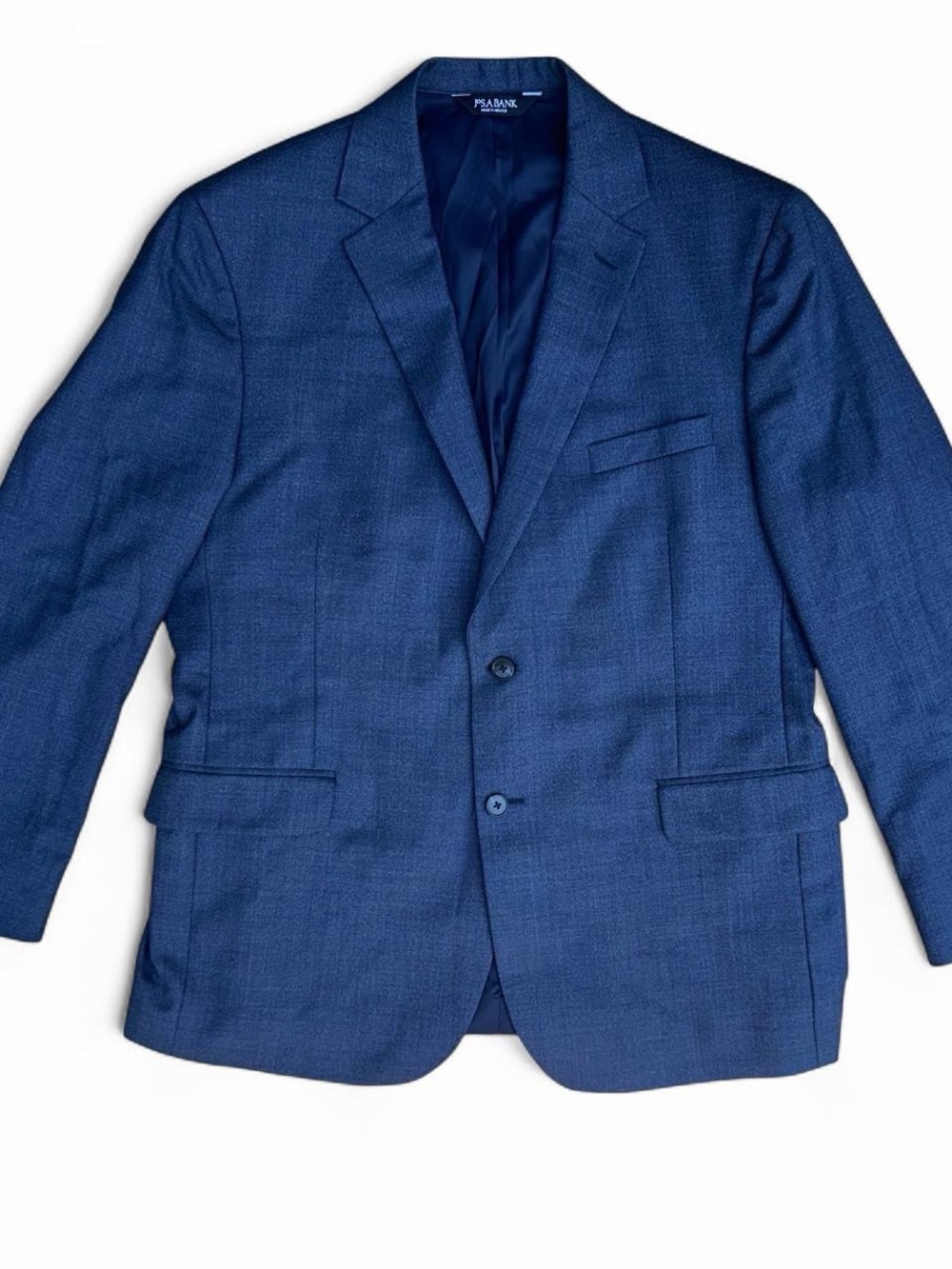 Jos A Banks Men's Navy Two-Button Blazer